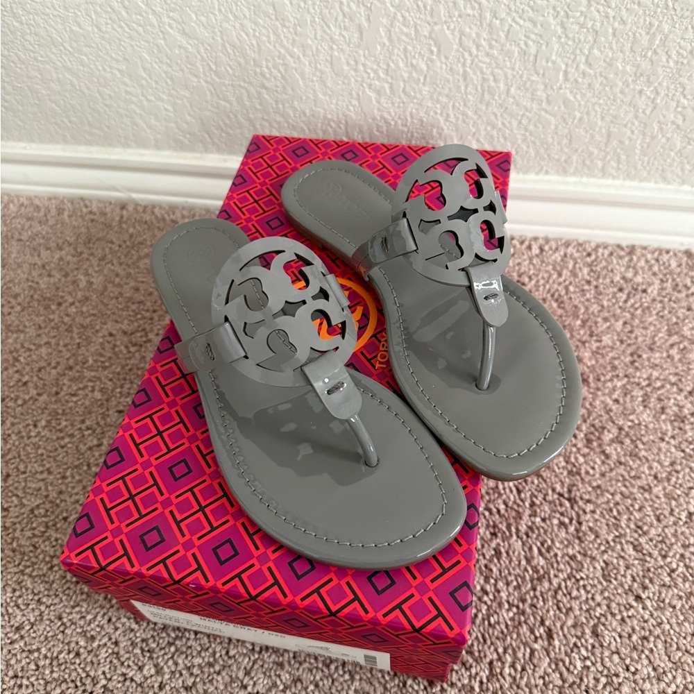 Tory Burch Gray Sandals